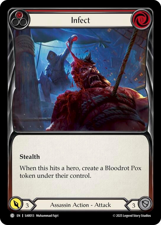 Image for Infect (SAR013) [Silver Age Chapter 2] - Flesh and Blood TCG