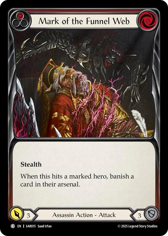 Image for Mark of the Funnel Web (SAR015) [Silver Age Chapter 2] - Flesh and Blood TCG