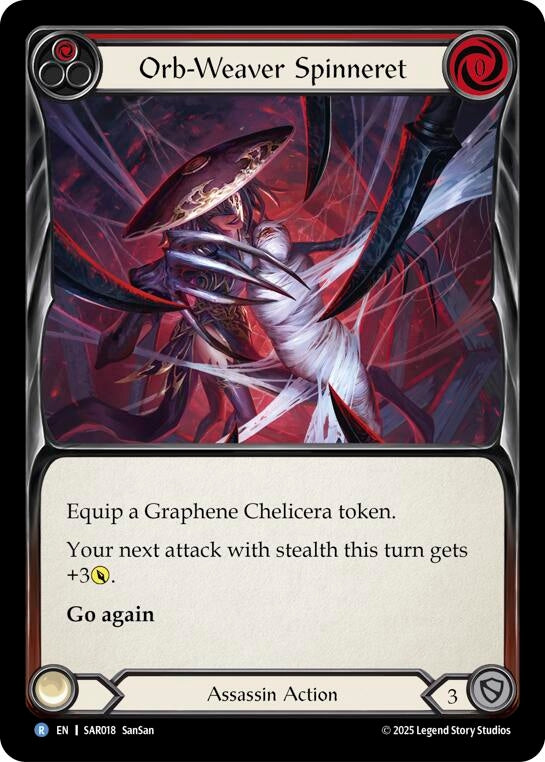 Image for Orb-Weaver Spinneret (SAR018) [Silver Age Chapter 2] - Flesh and Blood TCG