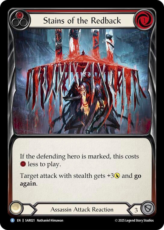Image for Stains of the Redback (SAR021) [Silver Age Chapter 2] - Flesh and Blood TCG
