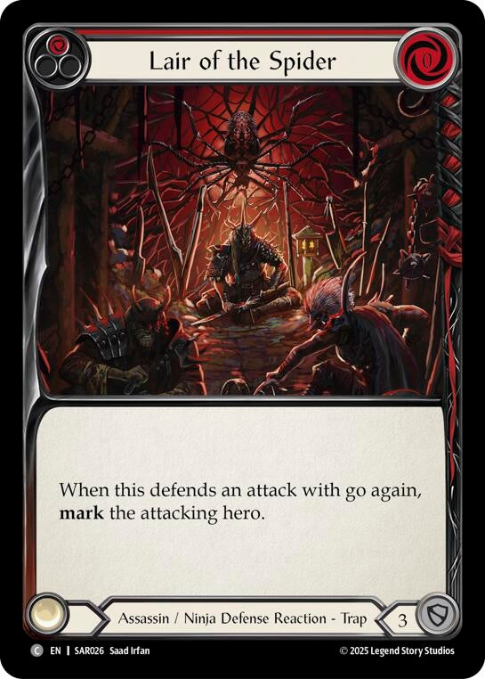 Image for Lair of the Spider (SAR026) [Silver Age Chapter 2] - Flesh and Blood TCG