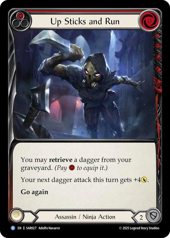 Image for Up Sticks and Run (SAR027) [Silver Age Chapter 2] - Flesh and Blood TCG