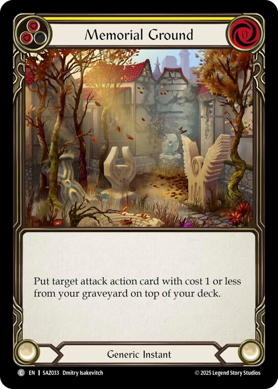 Image for Memorial Ground (SAZ033) [Silver Age Chapter 2] - Flesh and Blood TCG