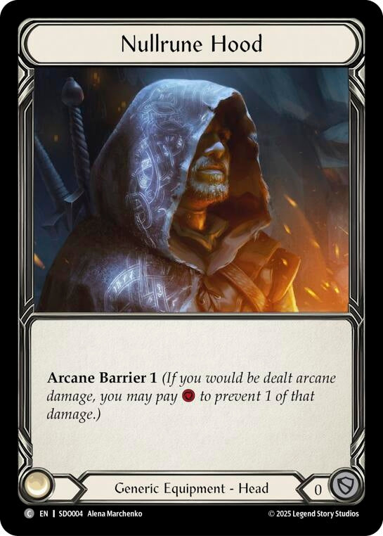 Image for Nullrune Hood (SDO004) (SDO004) [Silver Age Chapter 2] - Flesh and Blood TCG