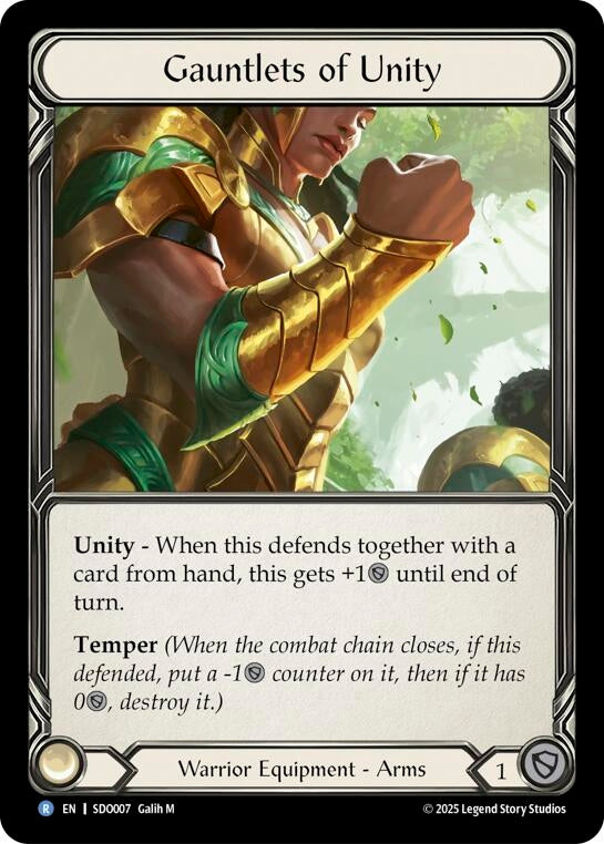 Image for Gauntlets of Unity (SDO007) [Silver Age Chapter 2] - Flesh and Blood TCG