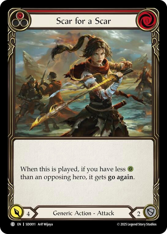 Image for Scar for a Scar (SDO011) (SDO011) [Silver Age Chapter 2] - Flesh and Blood TCG