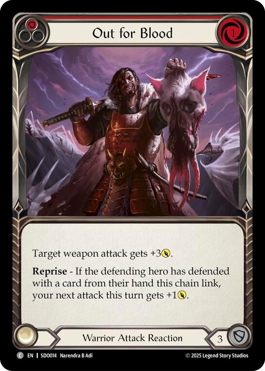 Image for Out for Blood (SDO014) [Silver Age Chapter 2] - Flesh and Blood TCG