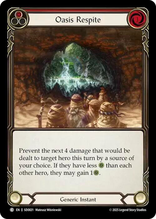 Image for Oasis Respite (SDO021) (SDO021) [Silver Age Chapter 2] - Flesh and Blood TCG