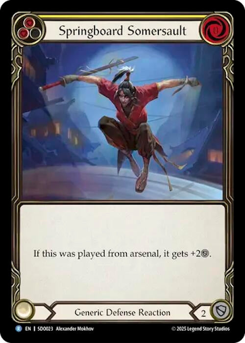 Image for Springboard Somersault (SDO023) (SDO023) [Silver Age Chapter 2] - Flesh and Blood TCG