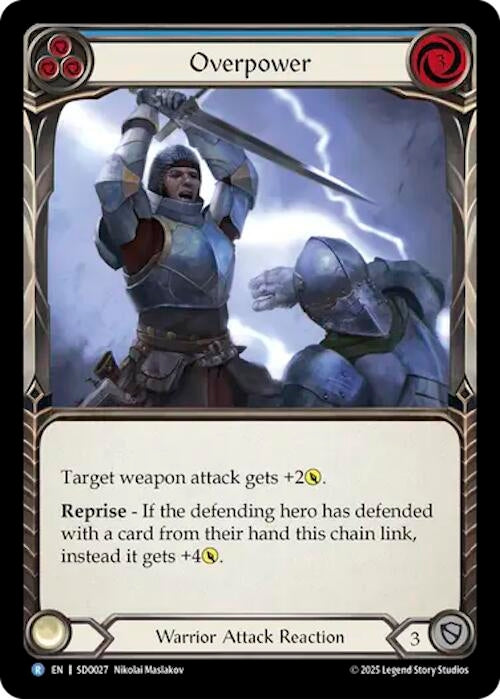 Image for Overpower (Blue) (SDO027) [Silver Age Chapter 2] - Flesh and Blood TCG