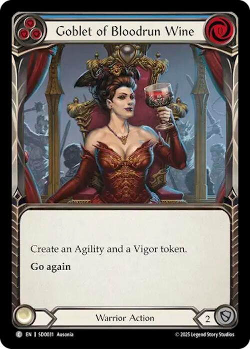 Image for Goblet of Bloodrun Wine (SDO031) [Silver Age Chapter 2] - Flesh and Blood TCG