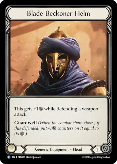Image for Blade Beckoner Helm (SEN003) (SEN003) [Silver Age Chapter 2] - Flesh and Blood TCG