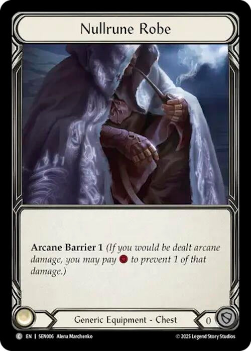 Image for Nullrune Robe (SEN006) (SEN006) [Silver Age Chapter 2] - Flesh and Blood TCG