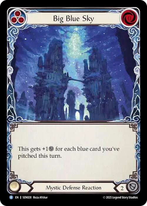 Image for Big Blue Sky (SEN028) [Silver Age Chapter 2] - Flesh and Blood TCG
