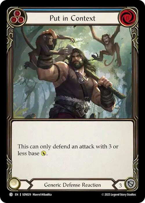 Image for Put in Context (SEN029) (SEN029) [Silver Age Chapter 2] - Flesh and Blood TCG