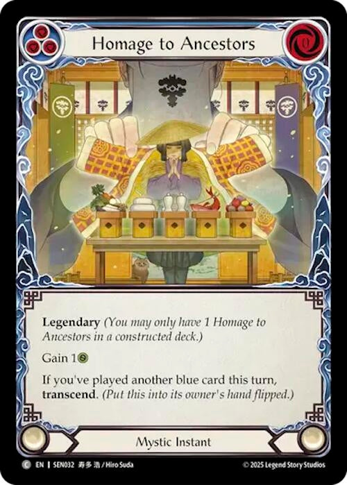 Image for Homage to Ancestors // Inner Chi (SEN032) [Silver Age Chapter 2] - Flesh and Blood TCG
