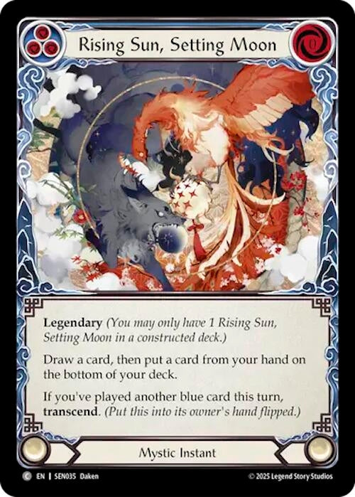 Image for Rising Sun, Setting Moon // Inner Chi (SEN035) [Silver Age Chapter 2] - Flesh and Blood TCG