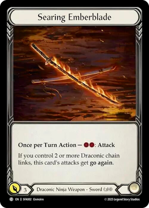 Image for Searing Emberblade (SFA002) [Silver Age Chapter 2] - Flesh and Blood TCG