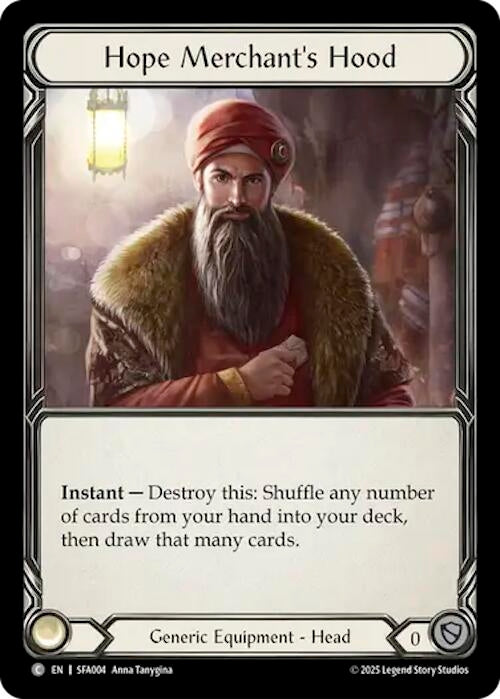 Image for Hope Merchant's Hood (SFA004) [Silver Age Chapter 2] - Flesh and Blood TCG