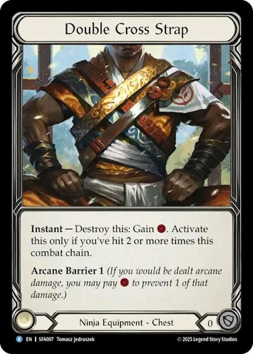 Image for Double Cross Strap (SFA007) [Silver Age Chapter 2] - Flesh and Blood TCG