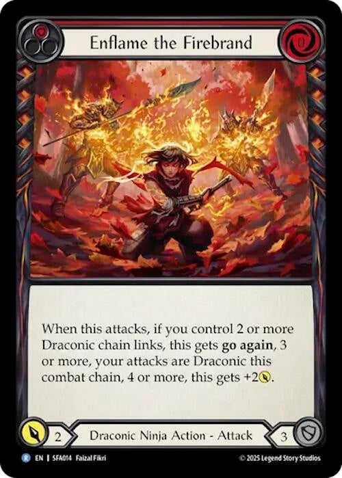Image for Enflame the Firebrand (SFA014) [Silver Age Chapter 2] - Flesh and Blood TCG