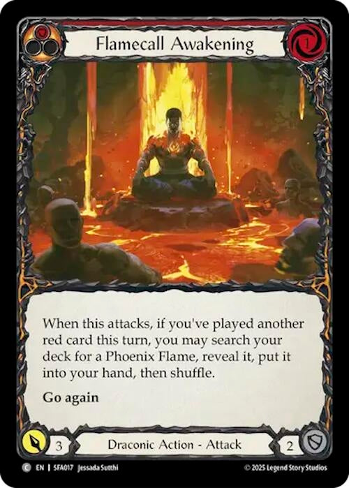 Image for Flamecall Awakening (SFA017) [Silver Age Chapter 2] - Flesh and Blood TCG