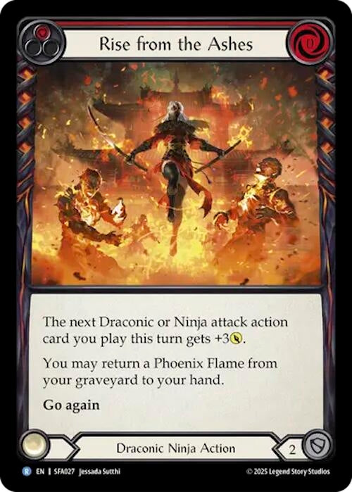 Image for Rise from the Ashes (SFA027) [Silver Age Chapter 2] - Flesh and Blood TCG