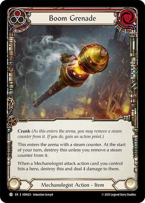 Image for Boom Grenade (SDA023) [Silver Age Chapter 1] - Flesh and Blood TCG
