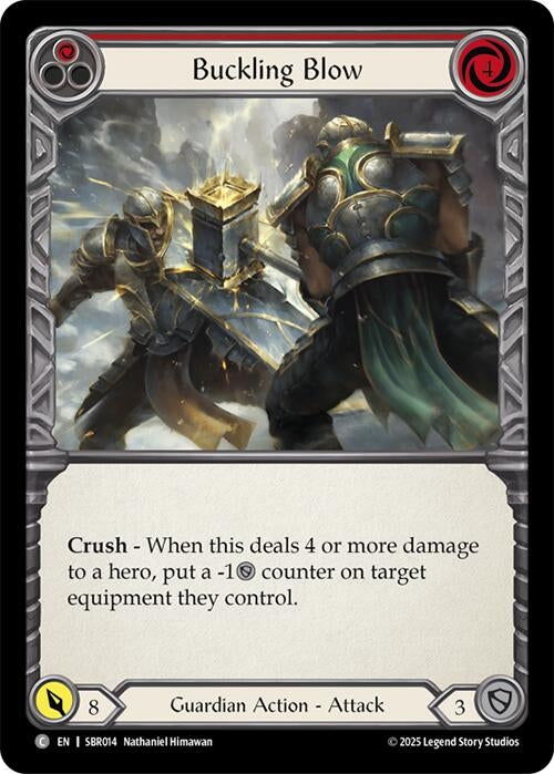 Image for Buckling Blow (Red) (SBR014) [Silver Age Chapter 1] - Flesh and Blood TCG