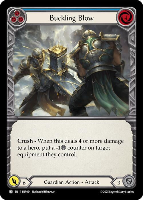 Image for Buckling Blow (Blue) (SBR024) [Silver Age Chapter 1] - Flesh and Blood TCG