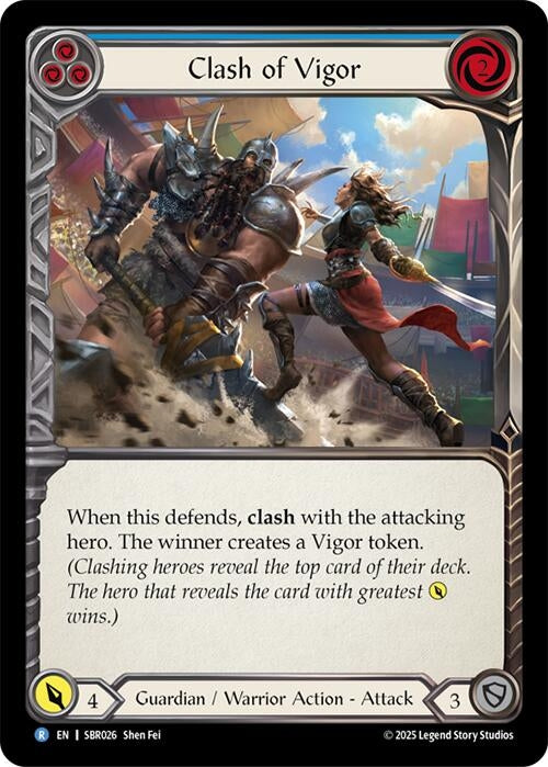 Image for Clash of Vigor (SBR026) [Silver Age Chapter 1] - Flesh and Blood TCG