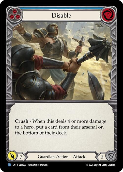 Image for Disable (SBR029) [Silver Age Chapter 1] - Flesh and Blood TCG