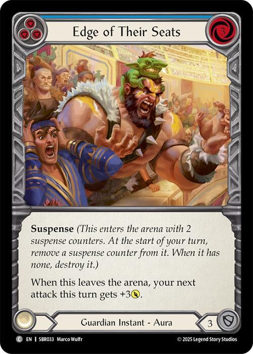 Image for Edge of Their Seats (SBR033) [Silver Age Chapter 1] - Flesh and Blood TCG