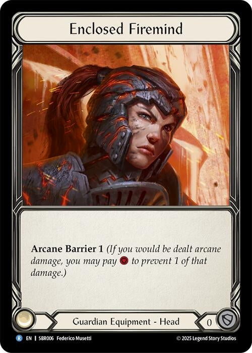 Image for Enclosed Firemind (SBR006) [Silver Age Chapter 1] - Flesh and Blood TCG