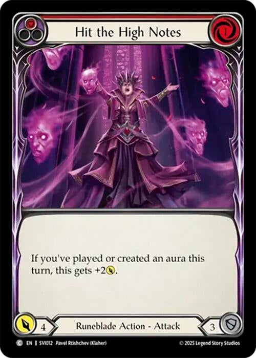 Image for Hit the High Notes (SVI012) [Silver Age Chapter 1] - Flesh and Blood TCG