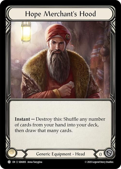 Image for Hope Merchant's Hood (SDA005) [Silver Age Chapter 1] - Flesh and Blood TCG