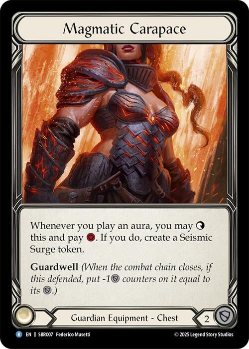 Image for Magmatic Carapace (SBR007) [Silver Age Chapter 1] - Flesh and Blood TCG