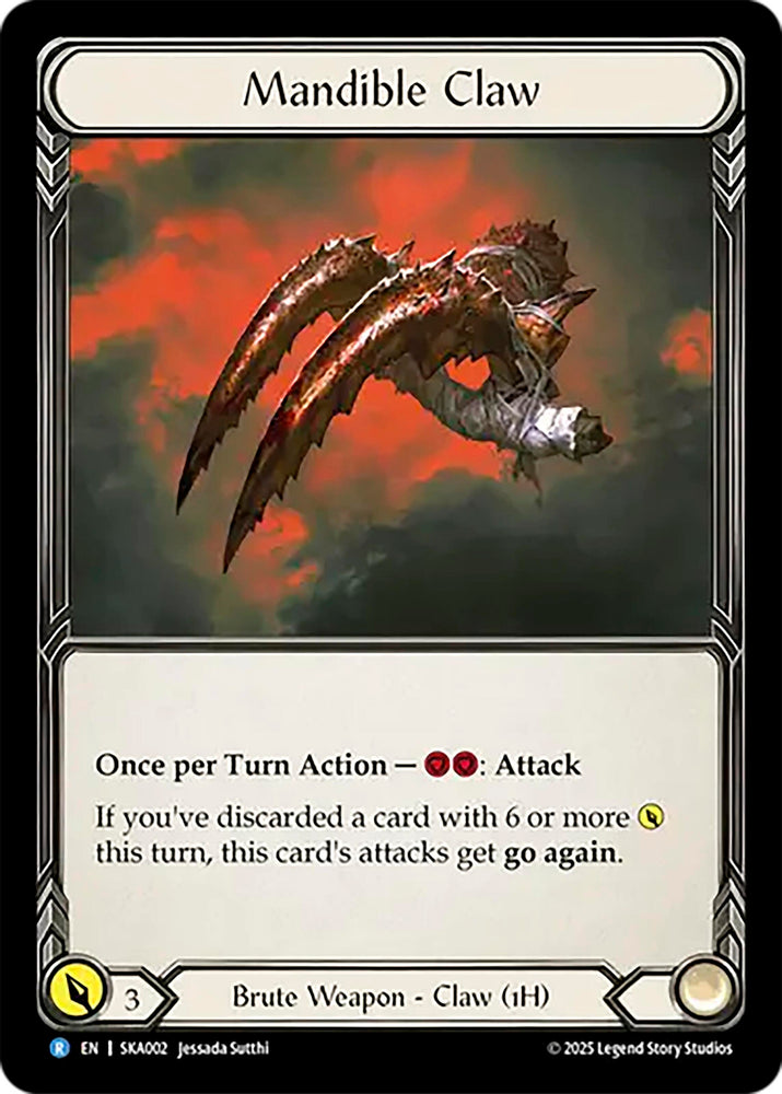 Image for Mandible Claw (SKA002) [Silver Age Chapter 1] - Flesh and Blood TCG