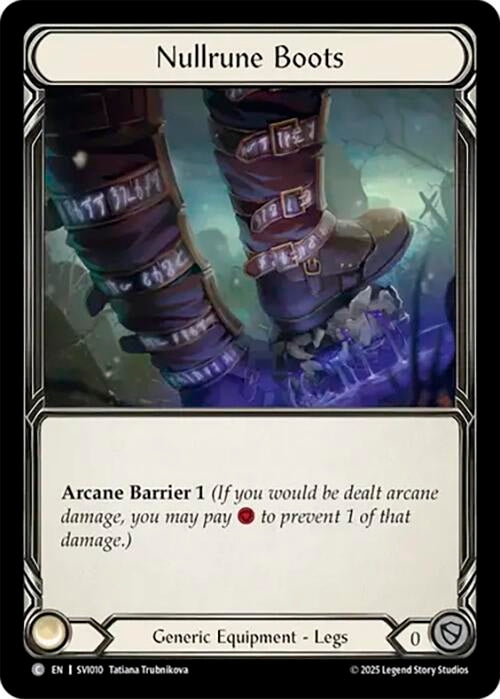 Image for Nullrune Boots (SVI010) (SVI010) [Silver Age Chapter 1] - Flesh and Blood TCG