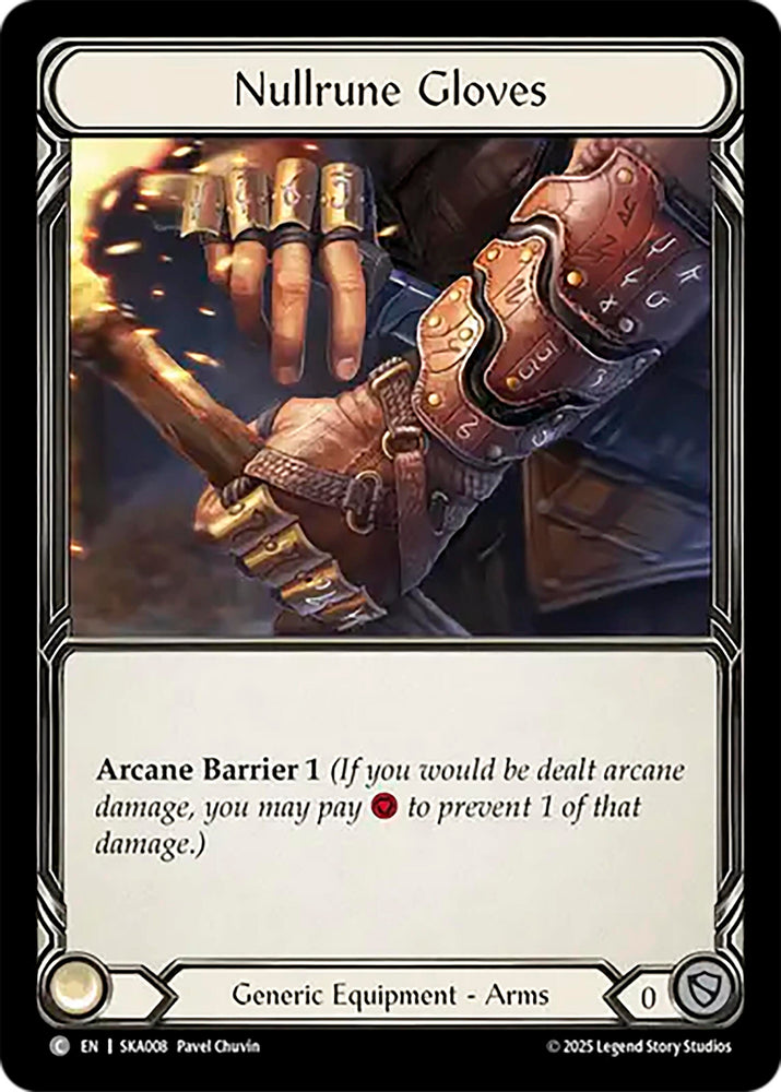 Image for Nullrune Gloves (SKA008) (SKA008) [Silver Age Chapter 1] - Flesh and Blood TCG