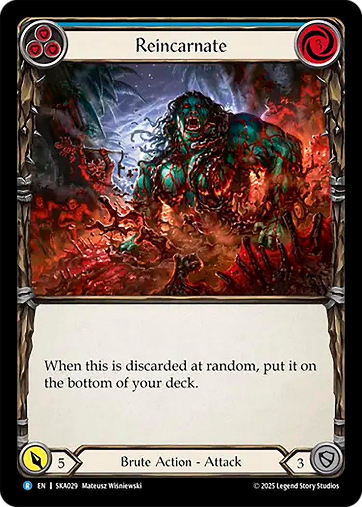 Image for Reincarnate (SKA029) [Silver Age Chapter 1] - Flesh and Blood TCG