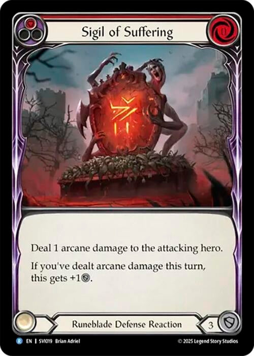 Image for Sigil of Suffering (SVI019) [Silver Age Chapter 1] - Flesh and Blood TCG