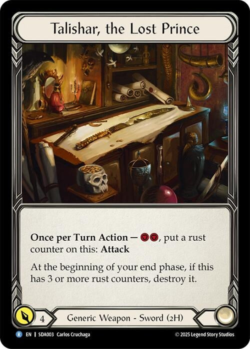 Image for Talishar, the Lost Prince (SDA003) [Silver Age Chapter 1] - Flesh and Blood TCG