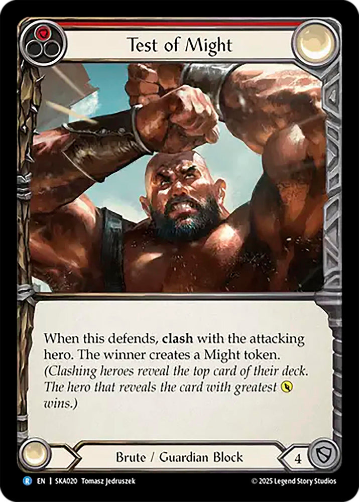 Image for Test of Might (SKA020) [Silver Age Chapter 1] - Flesh and Blood TCG