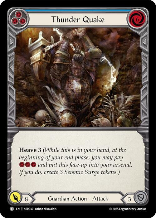 Image for Thunder Quake (SBR032) [Silver Age Chapter 1] - Flesh and Blood TCG