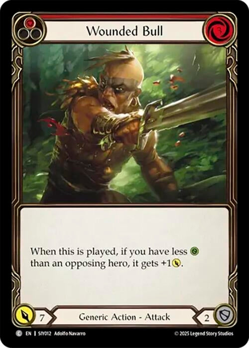 Image for Wounded Bull (SIY012) [Silver Age Chapter 1] - Flesh and Blood TCG