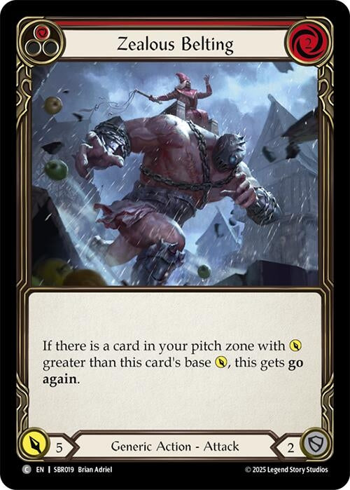 Image for Zealous Belting (SBR019) [Silver Age Chapter 1] - Flesh and Blood TCG