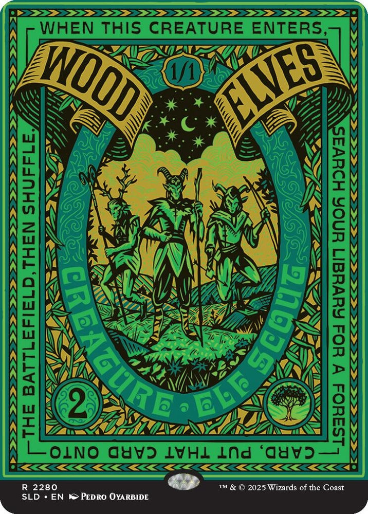 Image for Wood Elves (2280) (2280) [Secret Lair Drop Series] (SLD) - Magic: The Gathering