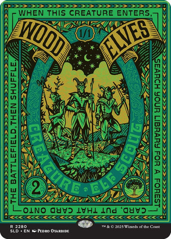 Image for Wood Elves (2280) (2280) [Secret Lair Drop Series] (SLD) - Magic: The Gathering