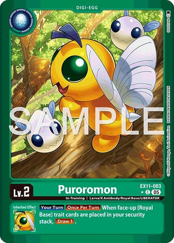 Image for Puroromon (Limited Foil) (EX11-003 C) [Dawn of Liberator] - Digimon Card Game